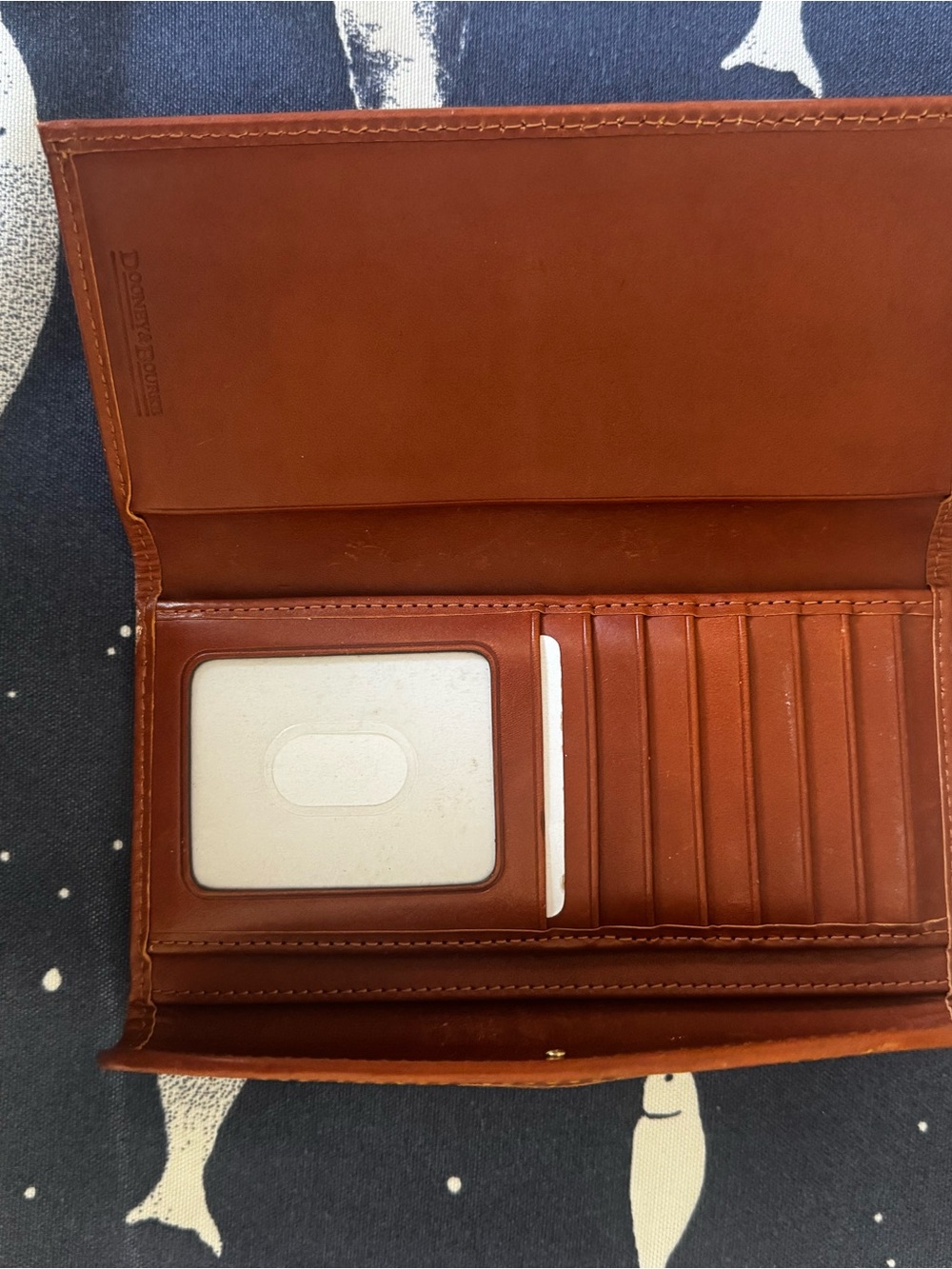 Dooney and Bourke Logo Leather Wallet - Picture 5 of 16